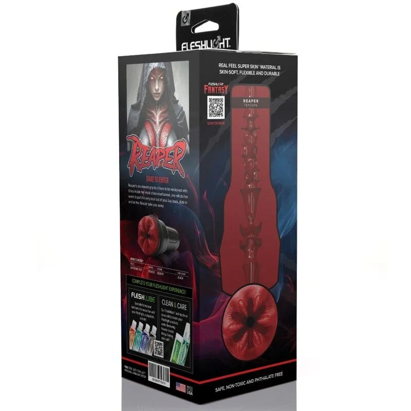 Emballage du Fleshlight Fantasy Reaper avec le personnage