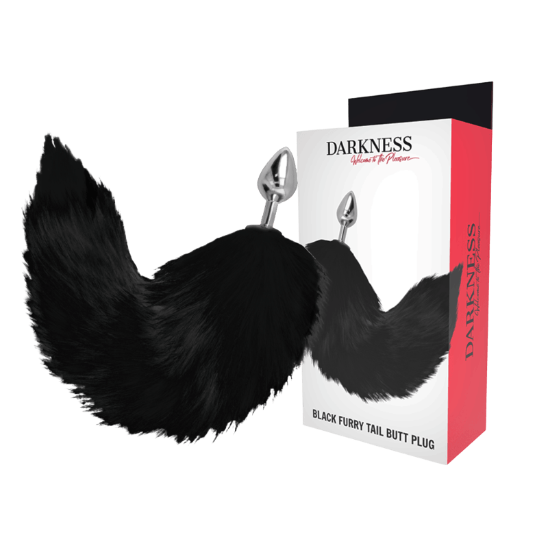 DARKNESS ANAL Accessoires Darkness | Plug Silver Queue Noire Bien-etre masculin premium TheManjoy
