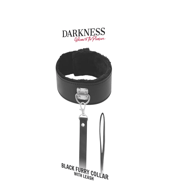 DARKNESS BONDAGE Accessoires Darkness | Collier Doublé & Laisse Titane Bien-etre masculin premium TheManjoy