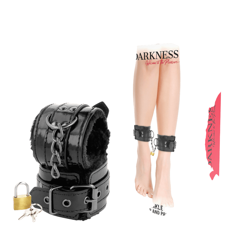 DARKNESS BONDAGE Accessoires Darkness | Menottes de Chevilles Cadenas Bien-etre masculin premium TheManjoy