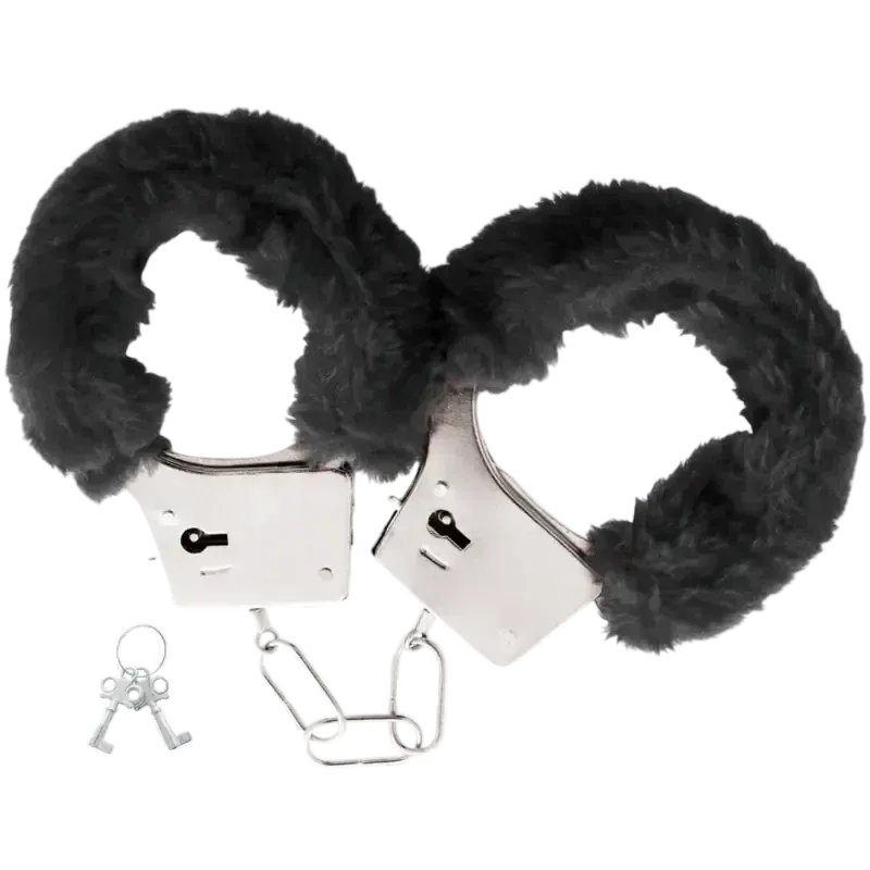 DARKNESS BONDAGE Accessoires Darkness | Menottes Métal Noires Bien-etre masculin premium TheManjoy