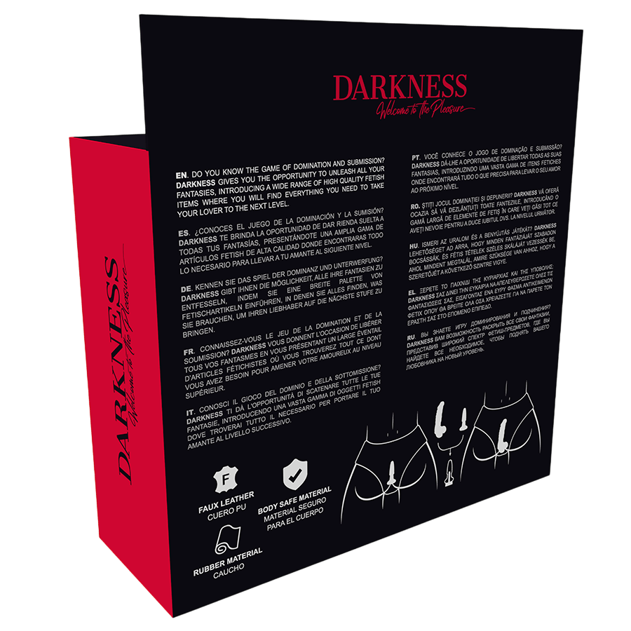 DARKNESS SENSATIONS Accessoires Darkness | Harnais Culotte Modulable Bien-etre masculin premium TheManjoy