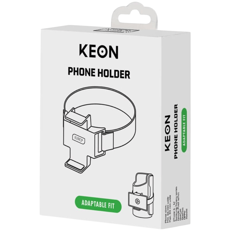 Support smartphone Kiiroo Keon noir mat - Vue principale - MANJOY