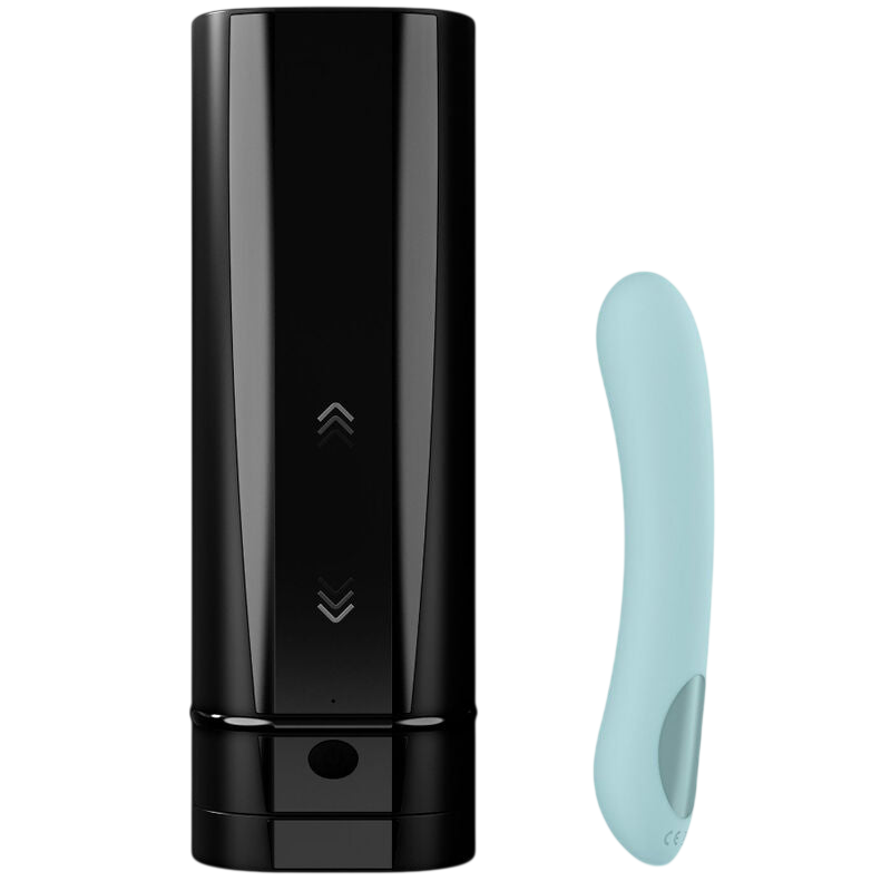 Coffret couple interactif Kiiroo Onyx et Pearl turquoise - Vue principale - MANJOY