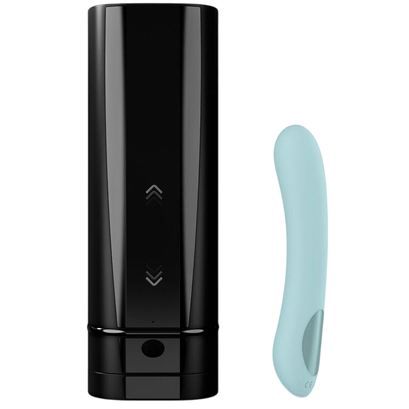 Coffret couple interactif Kiiroo Onyx et Pearl turquoise - Vue principale - MANJOY