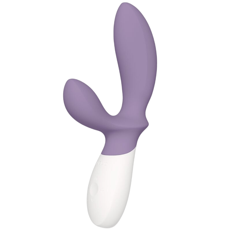 Masseur de prostate violet Lelo Loki Wave 2 - Détail de l'ingénierie et des textures - MANJOY