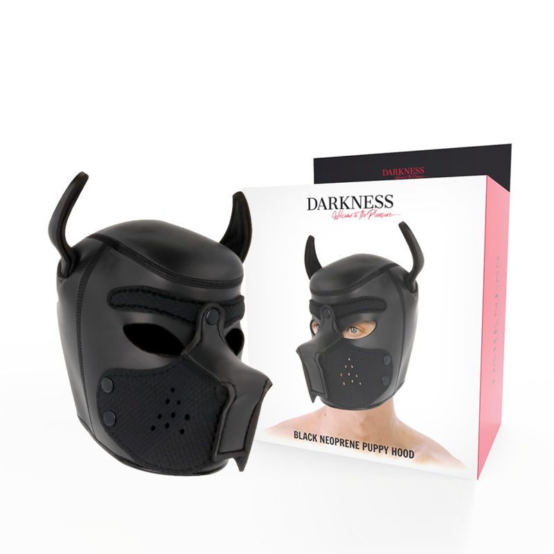 Darkness | Masque Puppy Néoprène | La Métamorphose du Pup