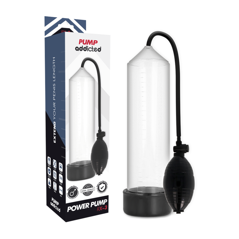 Pump Addicted RX3 — pompe à érection transparente, vue 1