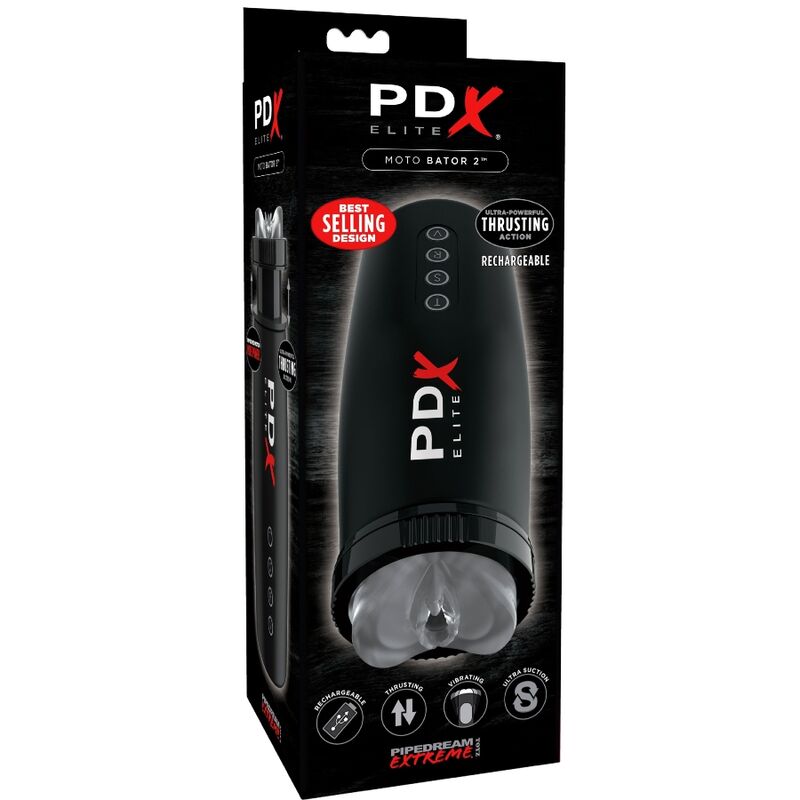 PDX Elite stroker rechargeable insérable 23 cm