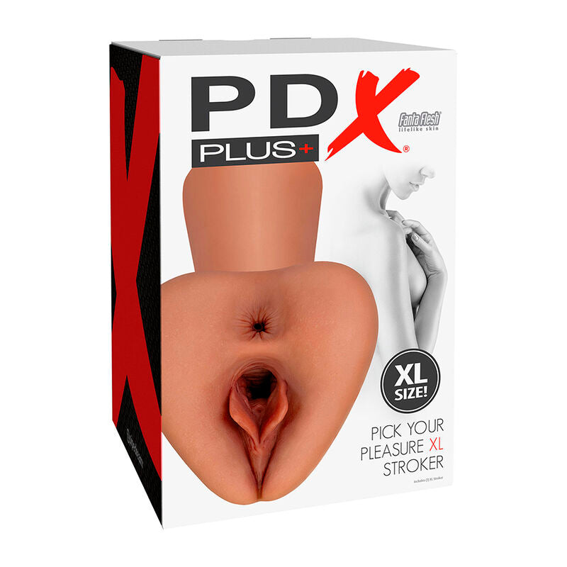 PDX Plus | Pick Your Pleasure XL | Masturbateur Grande Taille Teinte Caramel