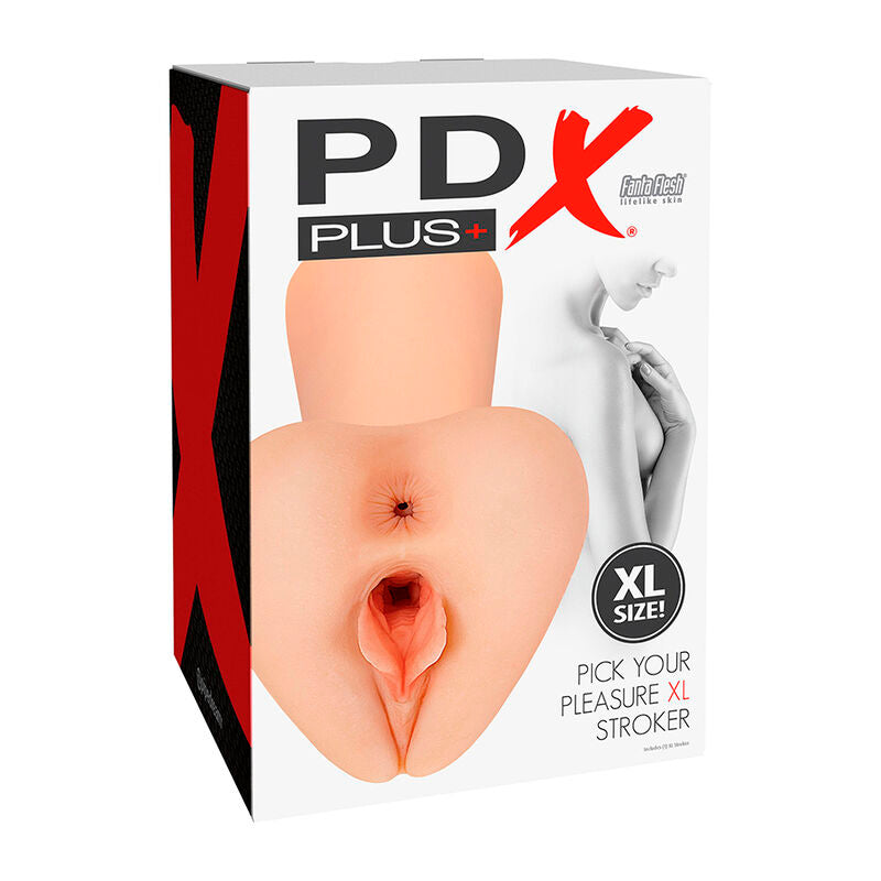 PDX Plus | Pick Your Pleasure XL | Masturbateur Grande Taille Double Entrée