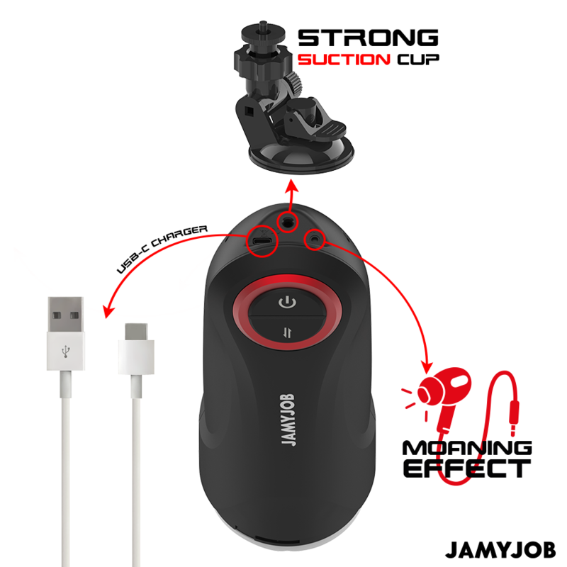 JAMYJOB Gravity — masturbateur automatique, vue 3