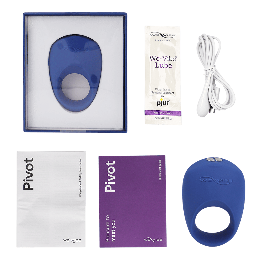 Anneau pénien vibrant connecté We-Vibe Pivot - Vue principale - MANJOY