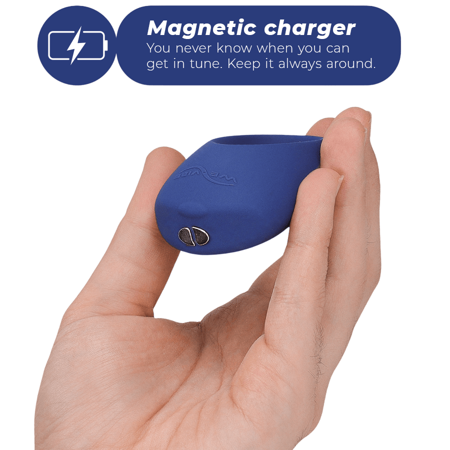 Anneau pénien vibrant connecté We-Vibe Pivot - Détail de l'ingénierie interne et textures - MANJOY