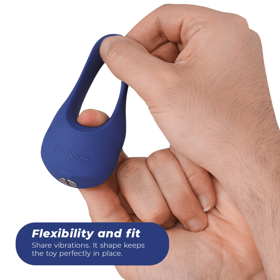 Anneau pénien vibrant connecté We-Vibe Pivot - Présentation premium du coffret - MANJOY