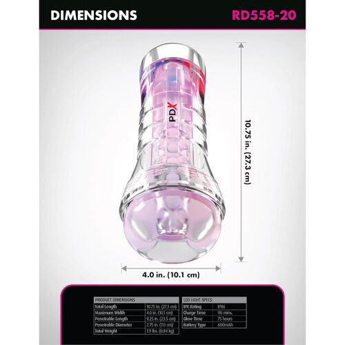 ViewTube XXL eclairage LED integre