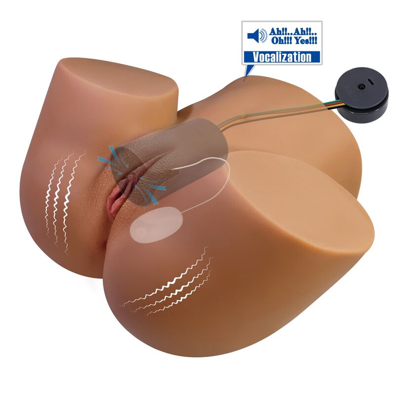 Crazy Bull | Torse Double Entrée Vibration & Succion, 9 kg