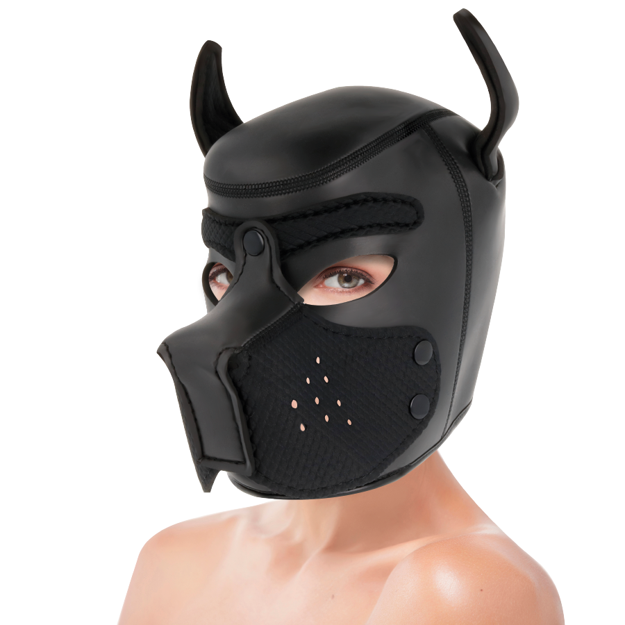 Darkness | Masque Puppy Néoprène | La Métamorphose du Pup
