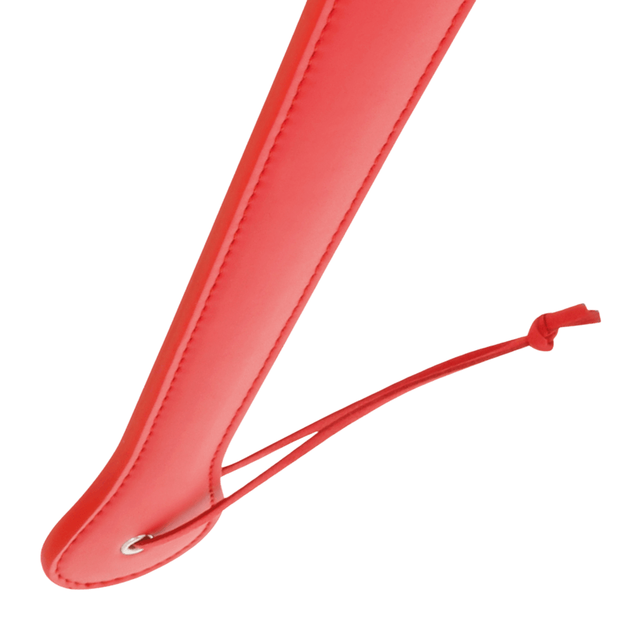 Pala de bondage rouge Darkness impact XL - Détail de l'ingénierie et des matières - MANJOY