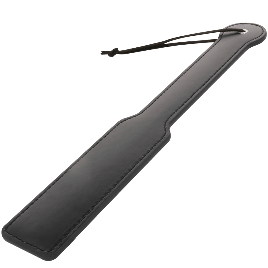 Pale spanking cuir noir Darkness autorité - Mise en situation premium 1 - MANJOY