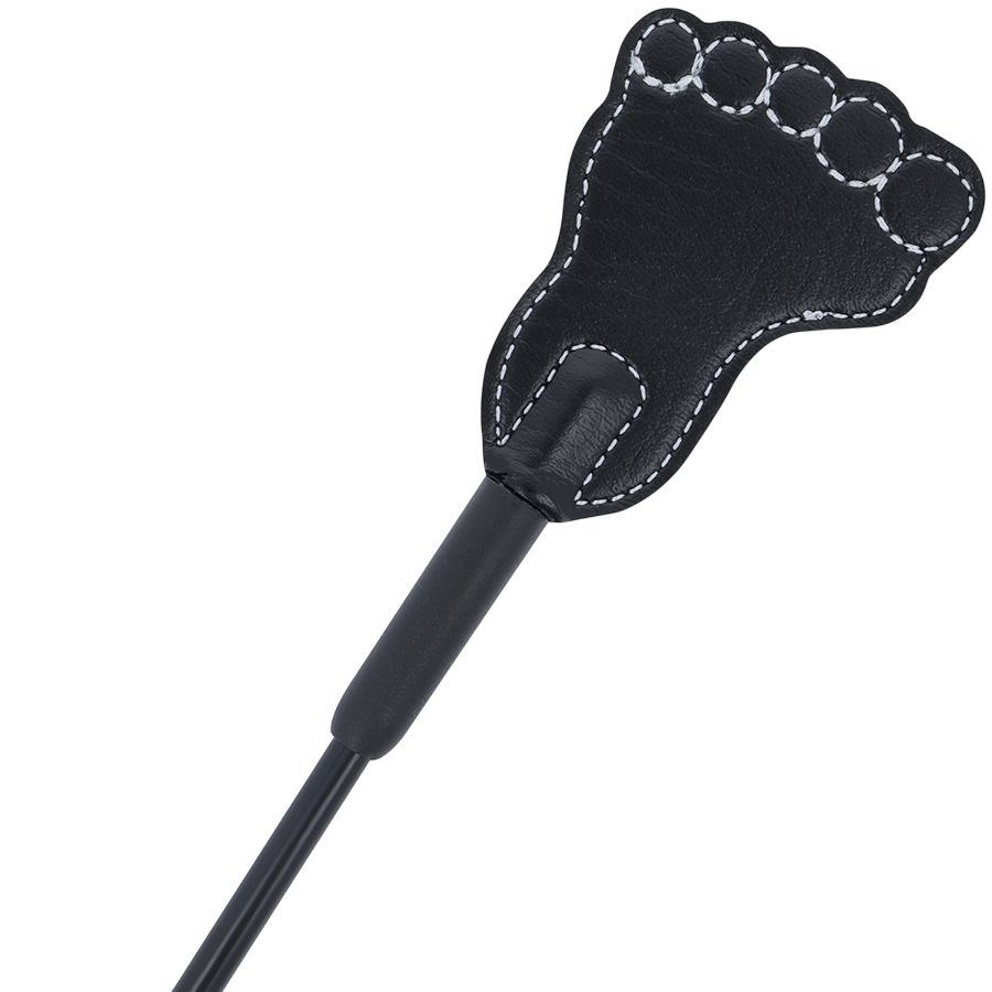 Fouet dual noir Darkness impact et sensations - Présentation du packaging prestige - MANJOY