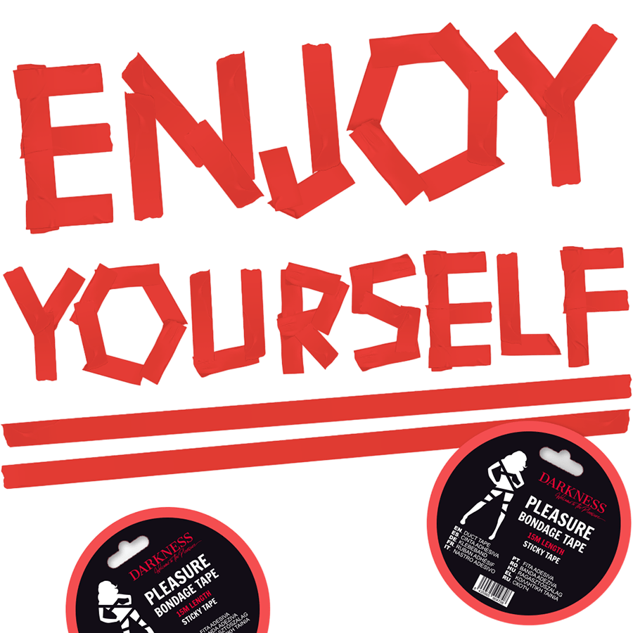 Ruban auto-adhérent rouge Darkness - Présentation - MANJOY