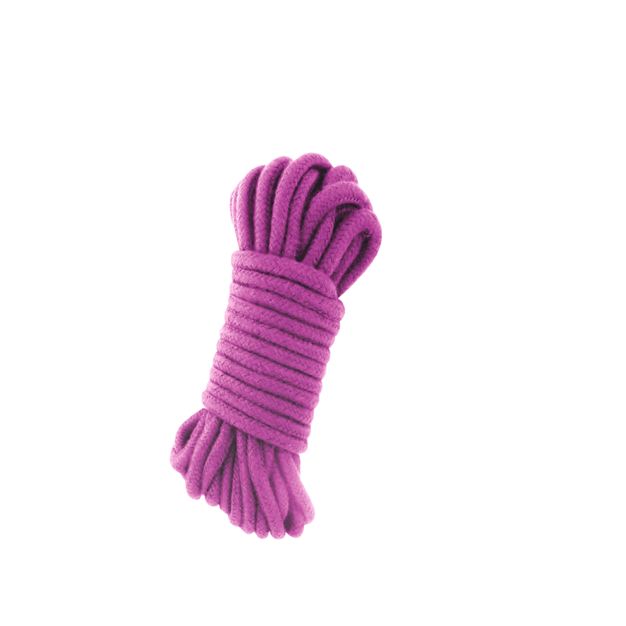 Corde japonaise bondage coton lilas Darkness 10m - Vue principale - MANJOY