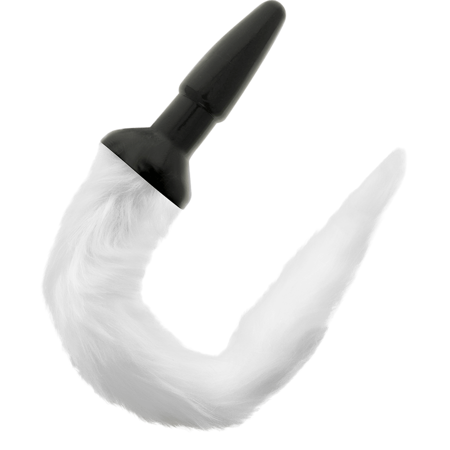 Plug anal XL silicone queue blanche Darkness - Mise en situation Dark Luxury 1 - MANJOY