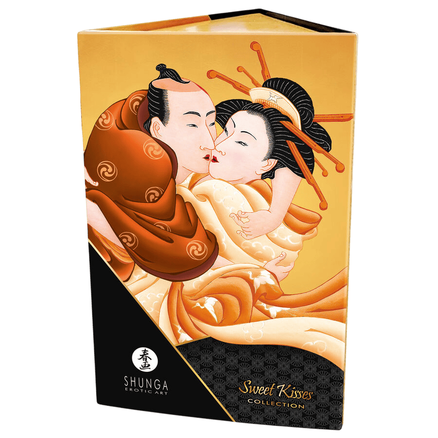 Coffret cadeaux érotiques luxe Shunga Sweet Kisses - Mise en situation Dark Luxury 8 - MANJOY