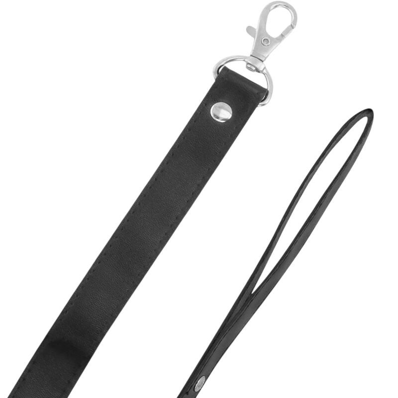 Collier de soumission cuir noir et néoprène Darkness - Mise en situation premium 1 - MANJOY