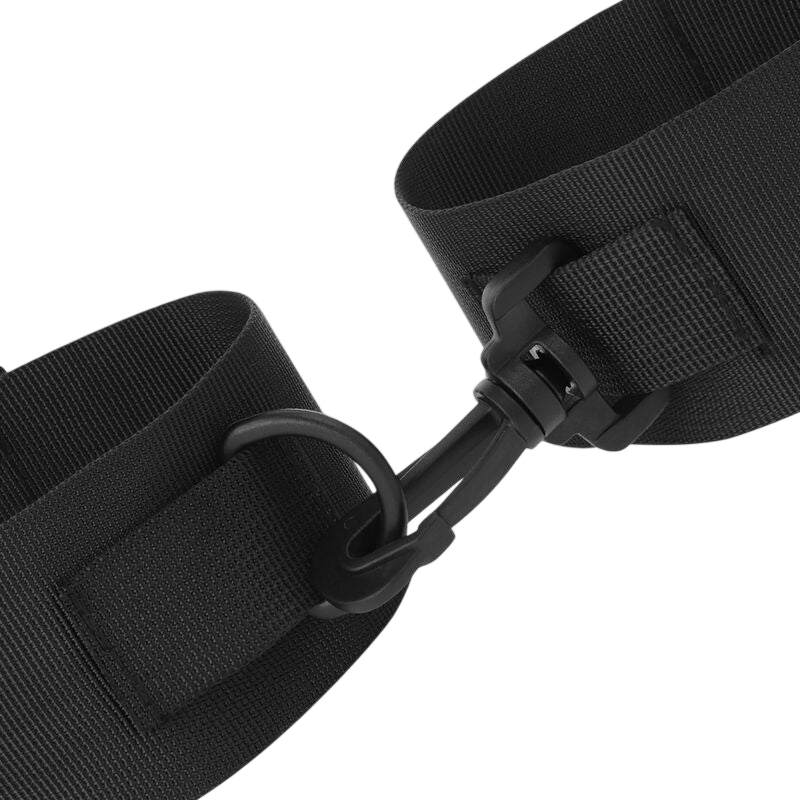 Entraves chevilles nylon noir Darkness - Présentation 1 - MANJOY