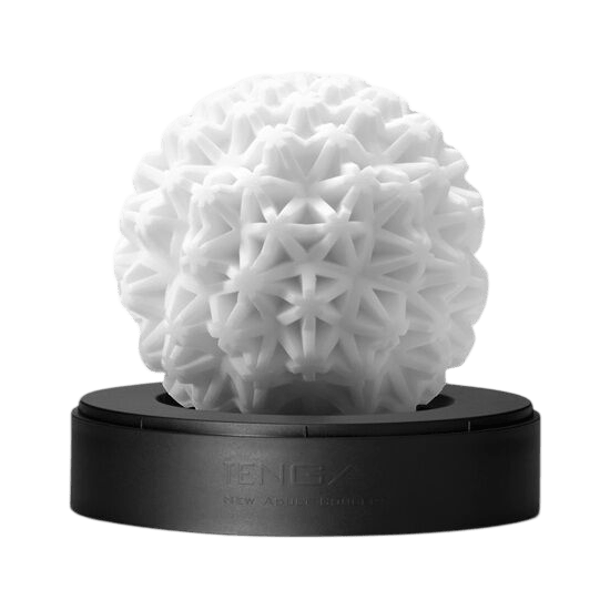 Masturbateur design réversible Tenga Geo Glacier - Mise en situation Dark Luxury 4 - MANJOY