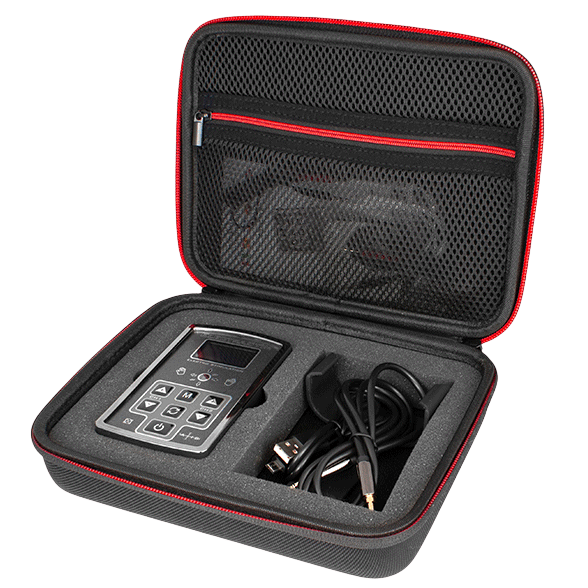 Stimulateur électrostimulation Electrastim AXIS noir luxe - Vue principale - MANJOY