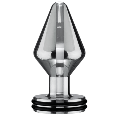 Plug anal conducteur aluminium Electrastim Midi M - Vue principale - MANJOY