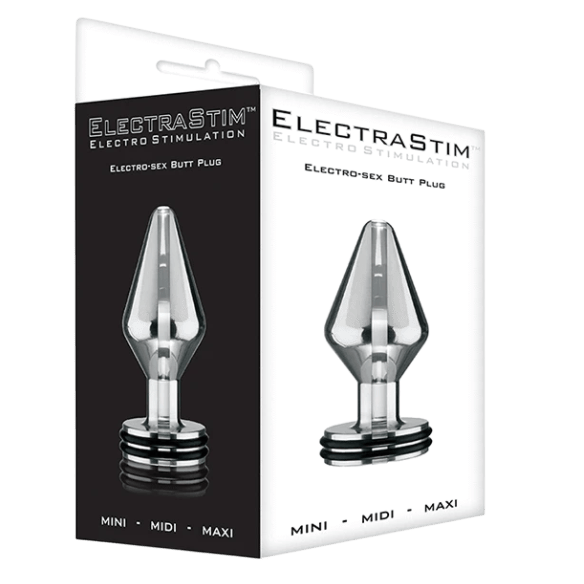 Plug anal conducteur aluminium Electrastim Midi M - Détail de l'ingénierie et des matières - MANJOY