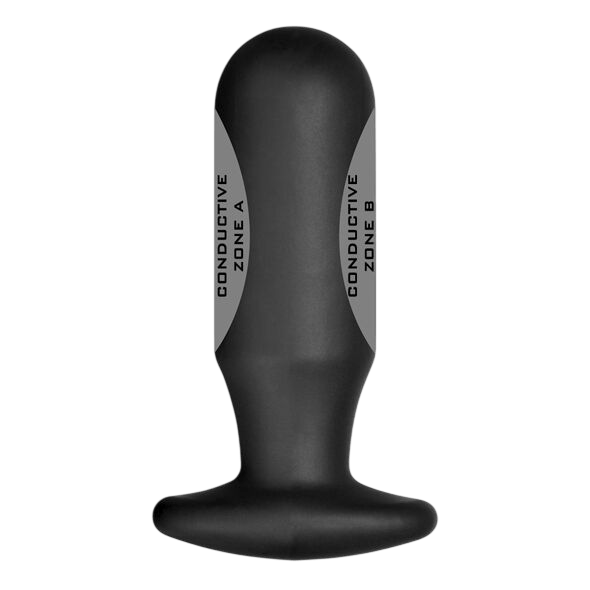 Sonde prostate silicone noir Electrastim Aura luxe - Mise en situation Dark Luxury 1 - MANJOY