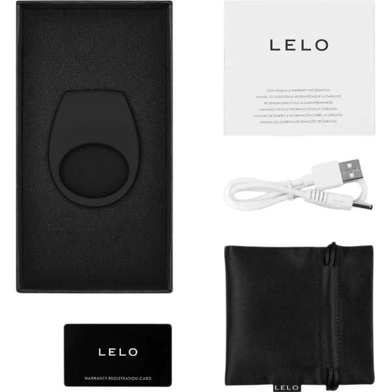 LELO NEGRO Lelo | Tor 3 | L'Anneau de Performance Magnétique Bien-etre masculin premium TheManjoy