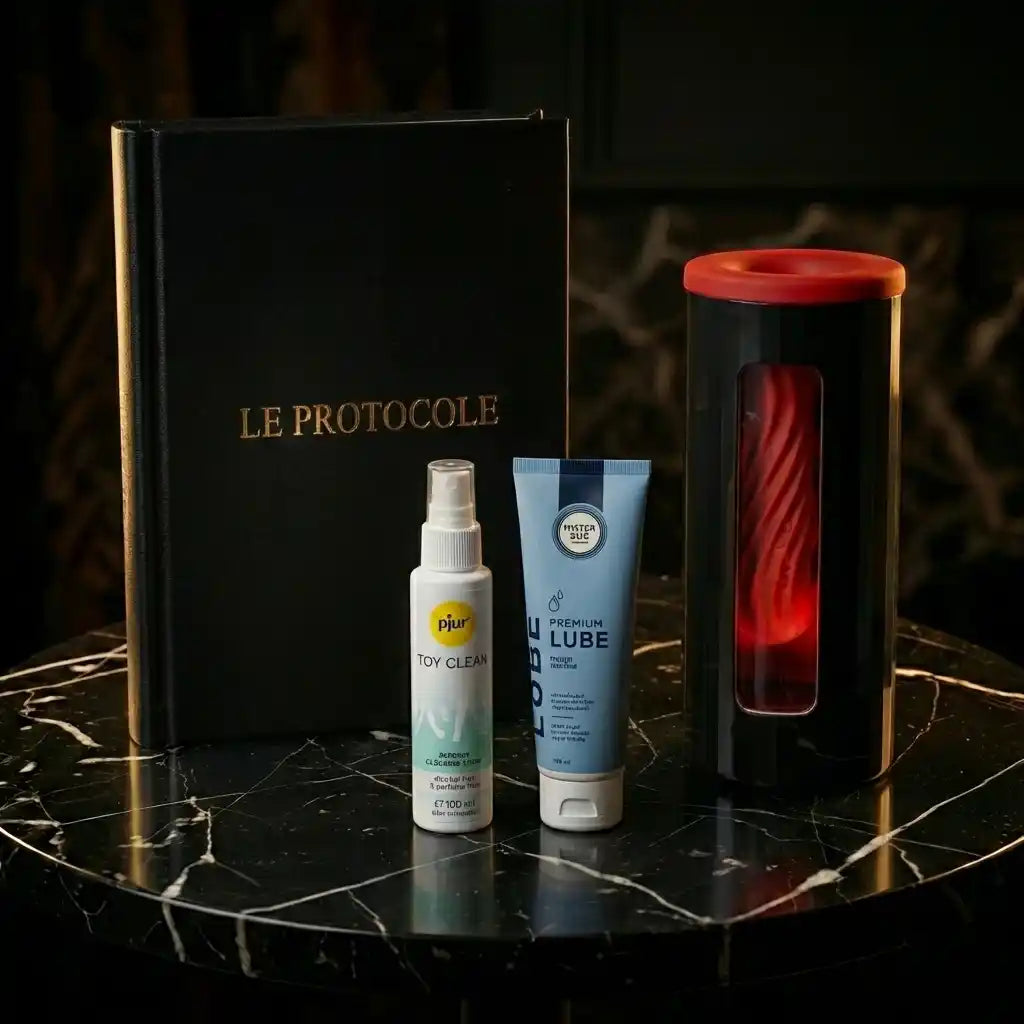 MANJOY Masturbateur Endurance Training Protocole – Pack Elite (LELO F1S V3 + Guide 30 Jours) Bien-etre masculin premium Manjoy