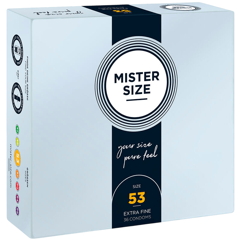 MISTER SIZE Mister Size | 53mm | L'Arsenal de Performance 36 pcs Bien-etre masculin premium TheManjoy