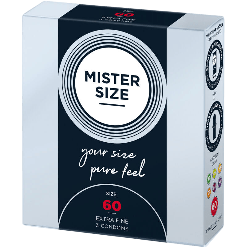 MISTER SIZE Mister Size | 60mm | L'Indispensable de Voyage 3 pcs Bien-etre masculin premium TheManjoy