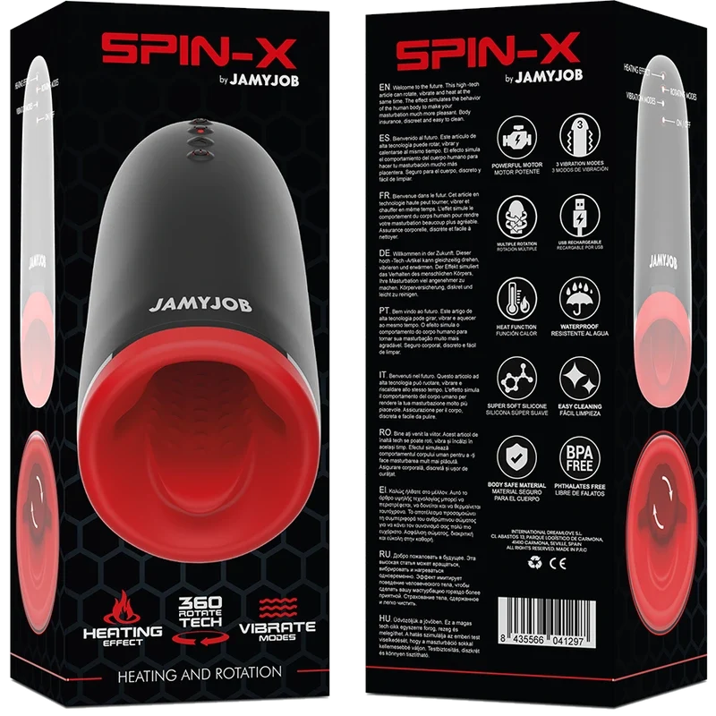 JAMYJOB Spin-X — masturbateur automatique, vue 6