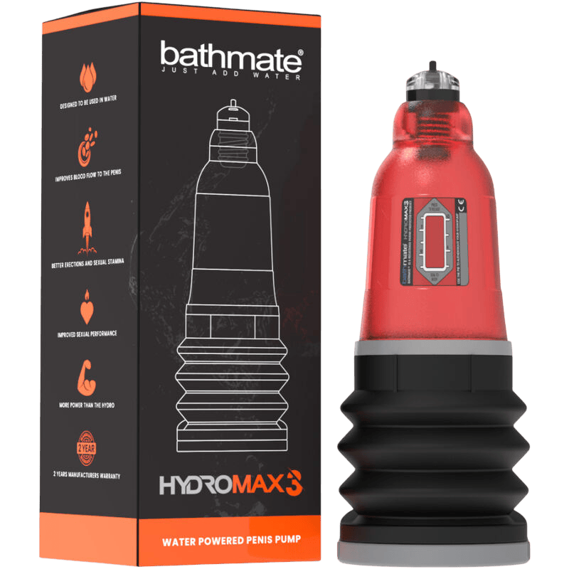 BATHMATE Bathmate | Hydromax 3 Red Bien-etre masculin premium Manjoy