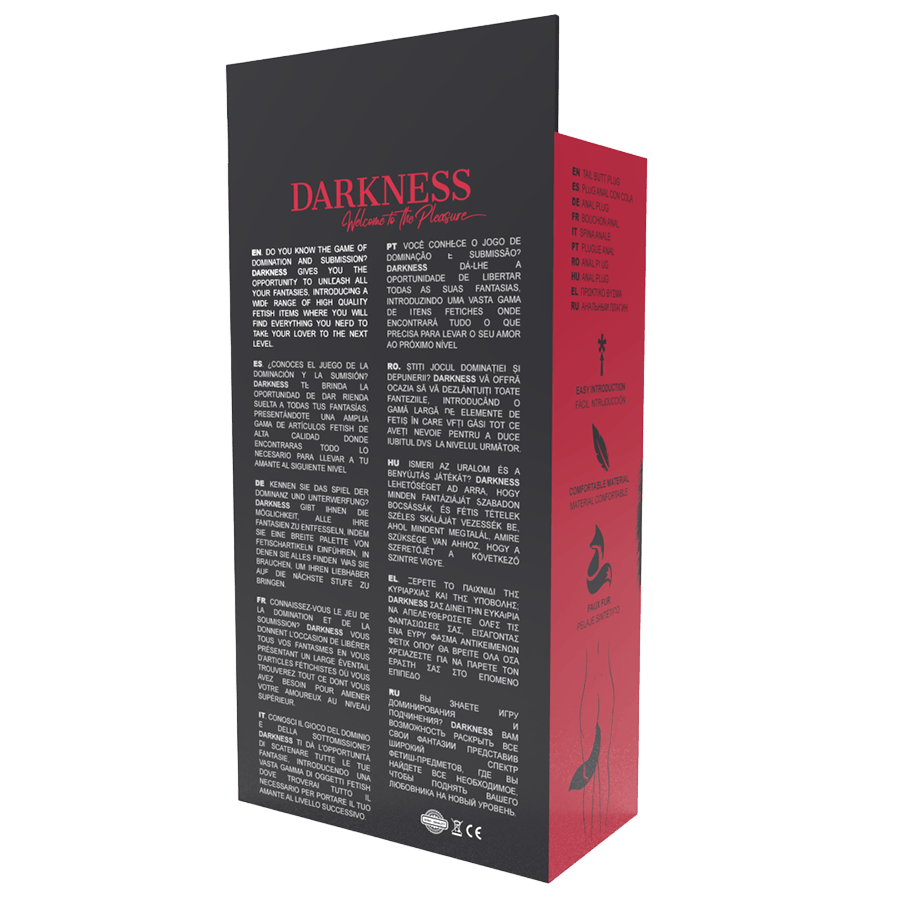 DARKNESS ANAL Accessoires Darkness | Plug Silver Queue Noire Bien-etre masculin premium TheManjoy