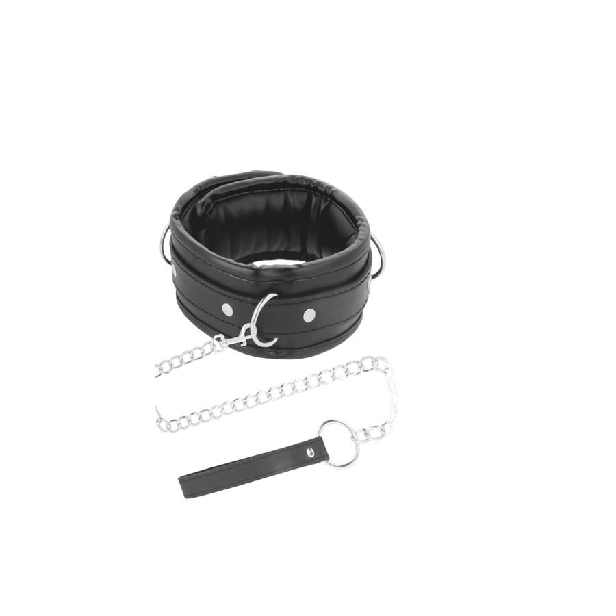 DARKNESS BONDAGE Accessoires Darkness | Collier Cuir Souple Bien-etre masculin premium TheManjoy