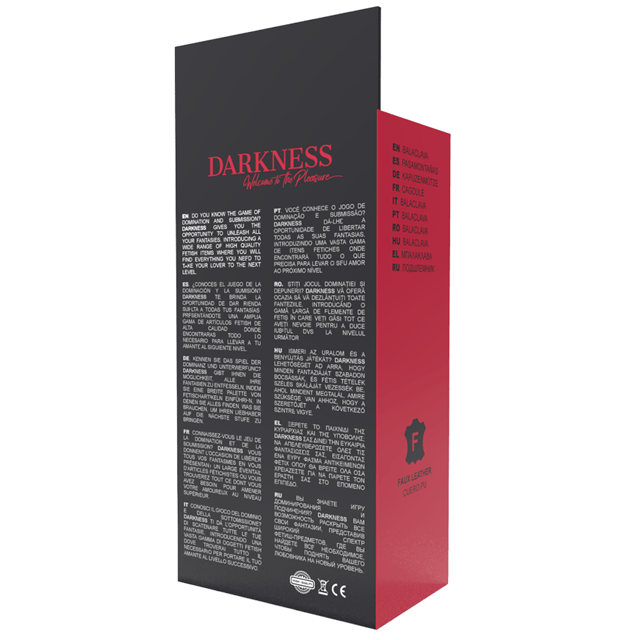 DARKNESS BONDAGE Accessoires Darkness | Masque Satin Bien-etre masculin premium TheManjoy