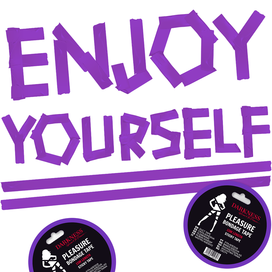 DARKNESS BONDAGE Accessoires Darkness | Ruban Lilas Bien-etre masculin premium TheManjoy