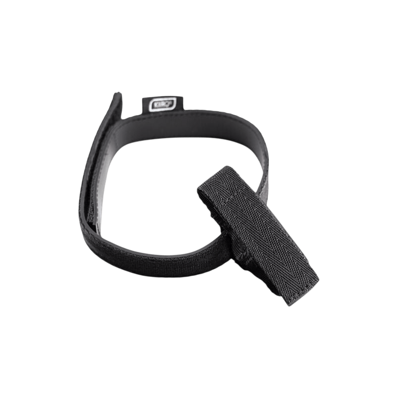 Sangle de main tactique Kiiroo Keon noir - Détail de l'ingénierie et des textures - MANJOY