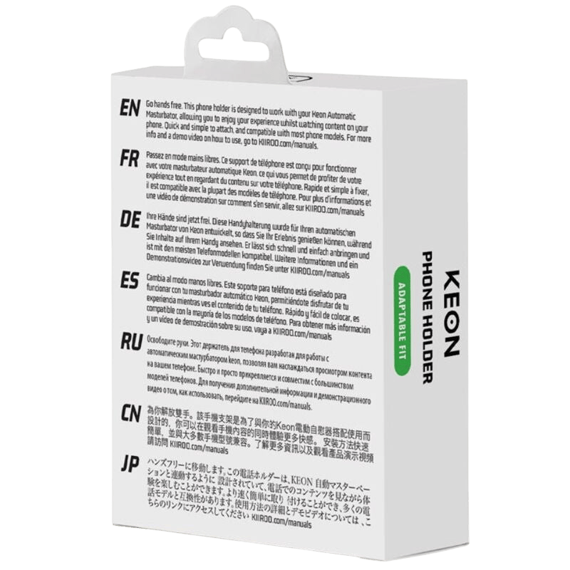 Support smartphone Kiiroo Keon noir mat - Mise en situation Dark Luxury 5 - MANJOY