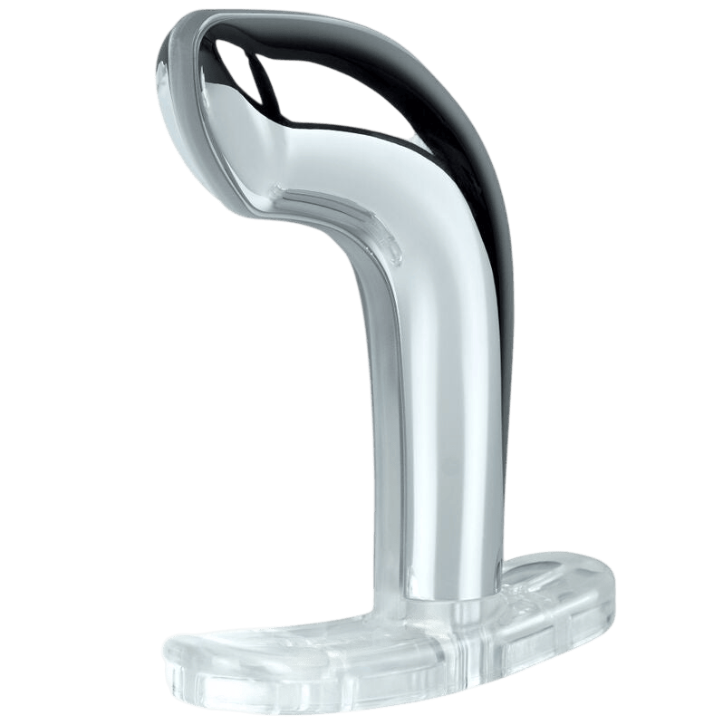 Masseur prostate métal chrome Electrastim EXO Rogue - Détail de l'ingénierie et des matières - MANJOY