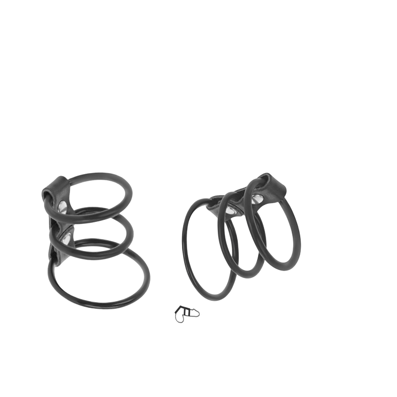 Anneaux péniens flexibles noirs Darkness pack 3 - Mise en situation Dark Luxury 1 - MANJOY